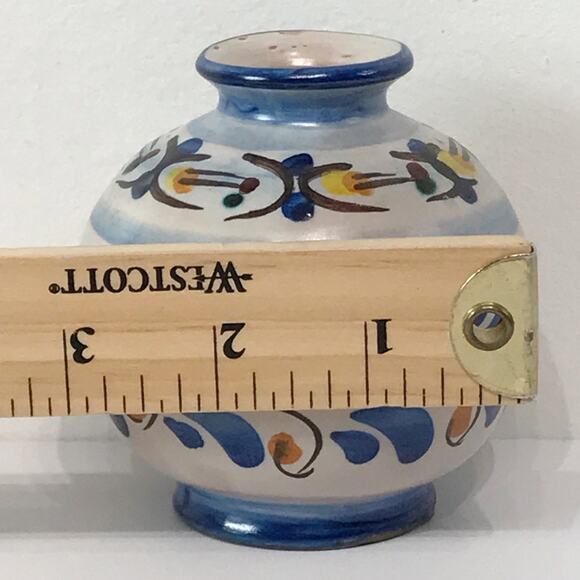 F Buria Caltagirone Sicily Floral Pottery Hand Painted Tonala Stoneware Bud Vase - Picture 16 of 16